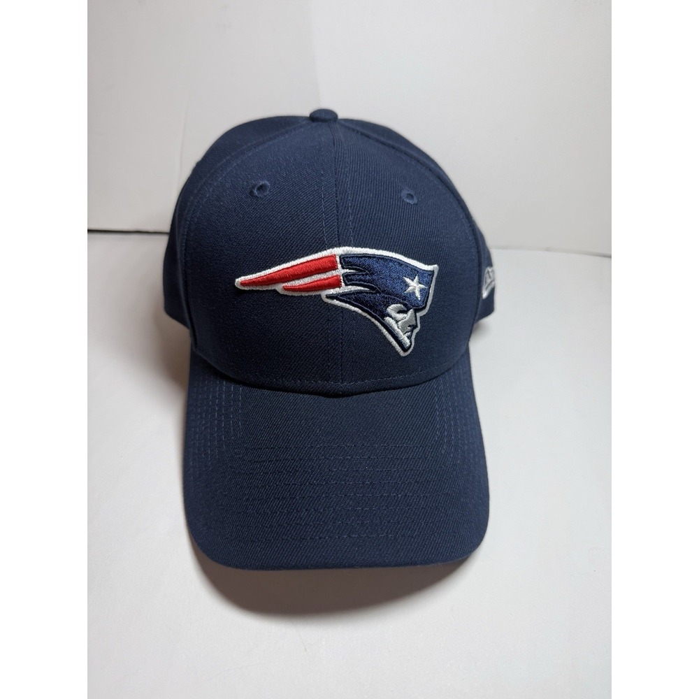 [New England Patriots] NFL Mens New Era 9Forty Adjustable Blue Hat / Cap